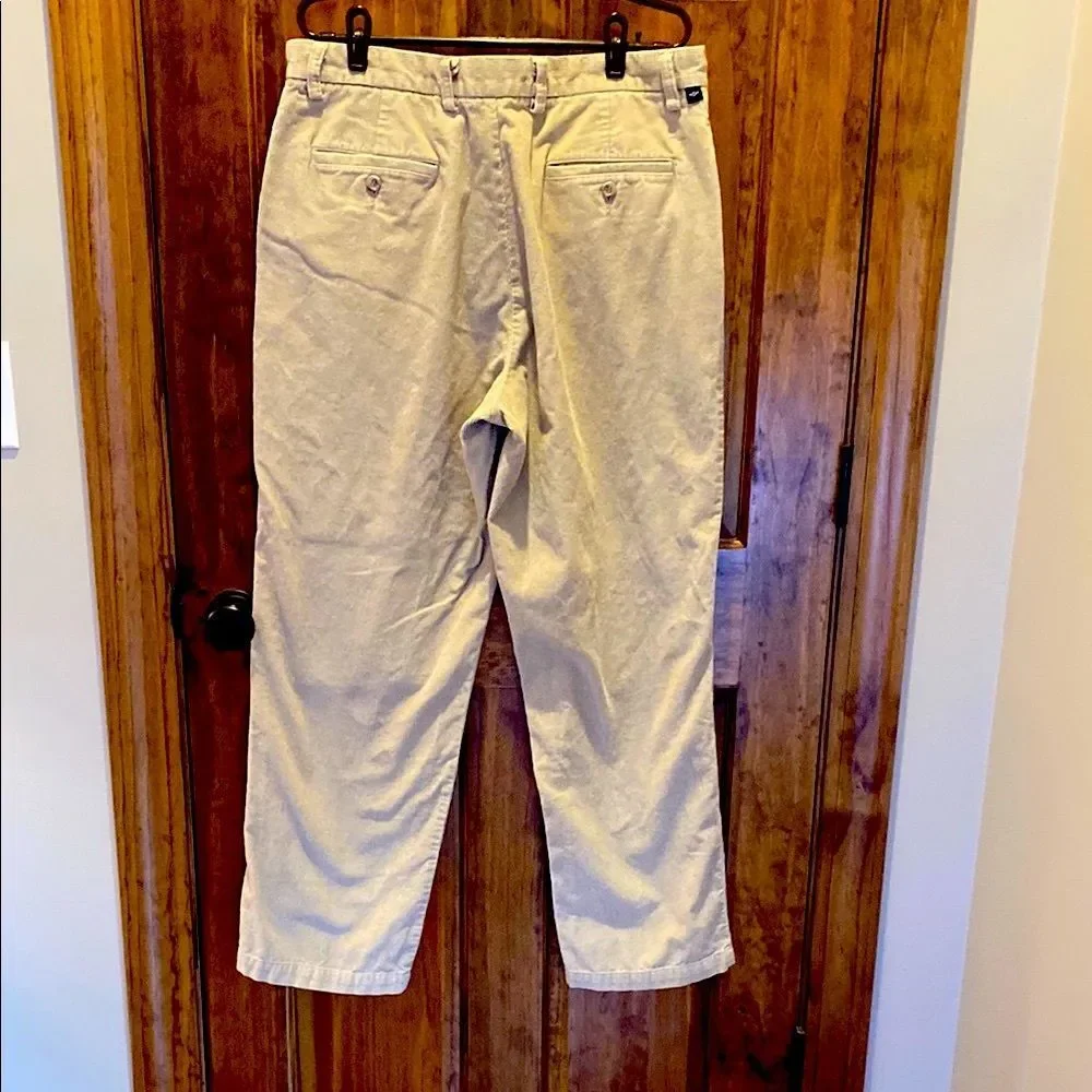 Dockers Men’s Corduroy Pants Size 36X32‎ Cream Tan Casual Work  Wear Slacks